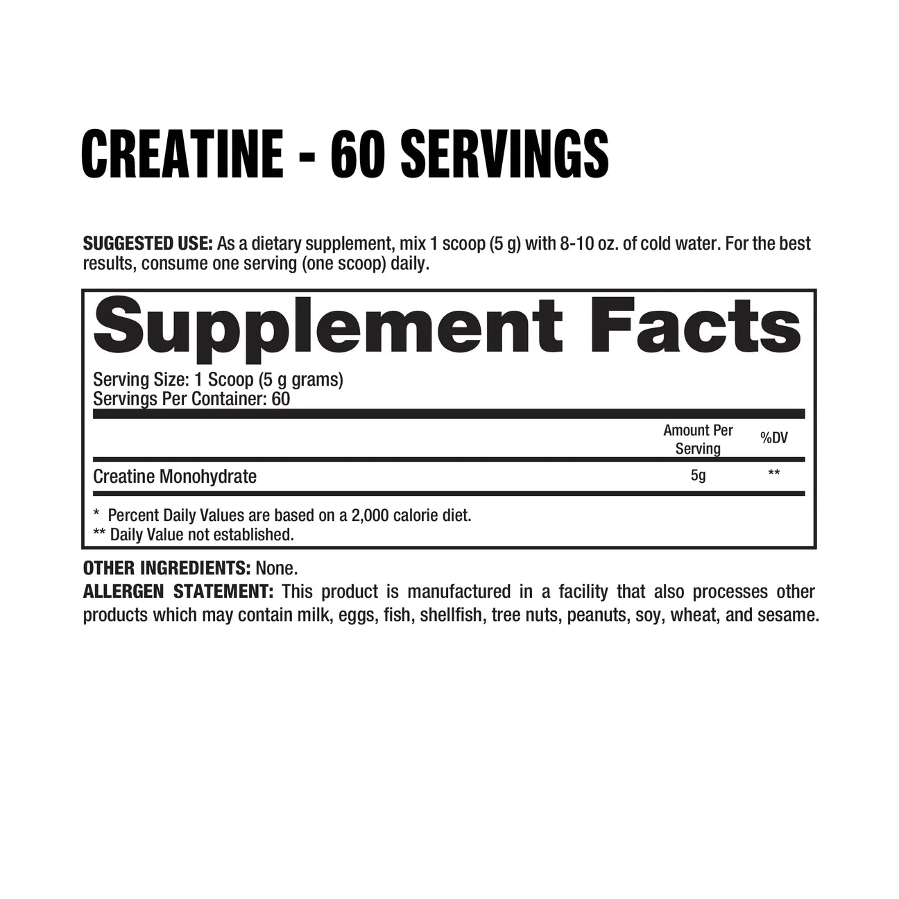 Creatine Monohydrate - Dragon Pharma