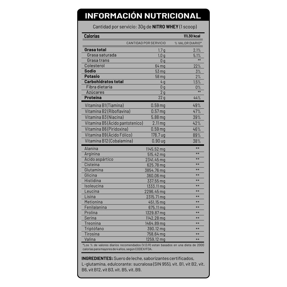 Nitro Whey Sachet x10 UND - Universe Nutrition